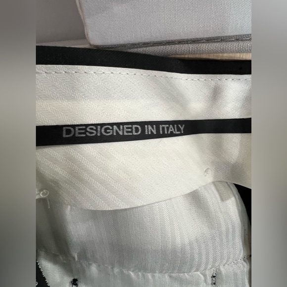 Elite by Eddie Domani Designed in Italy Black Dress Pants size 38x34 - Picture 6 of 7